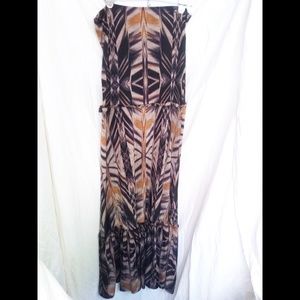 Bisou Bisou strapless spandex dress Large